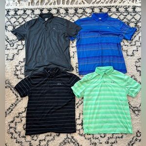 Men’s Golf Polo Lot Under Armour & Callaway Size Large Fit Stretch